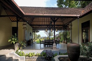 Deluxe Villa, 3 Bedrooms, Patio, Garden View | Garden view