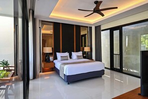 2 bedrooms, desk, iron/ironing board, WiFi - Closed Living Room Villa The Cabana in Seminyak (Seminyak)