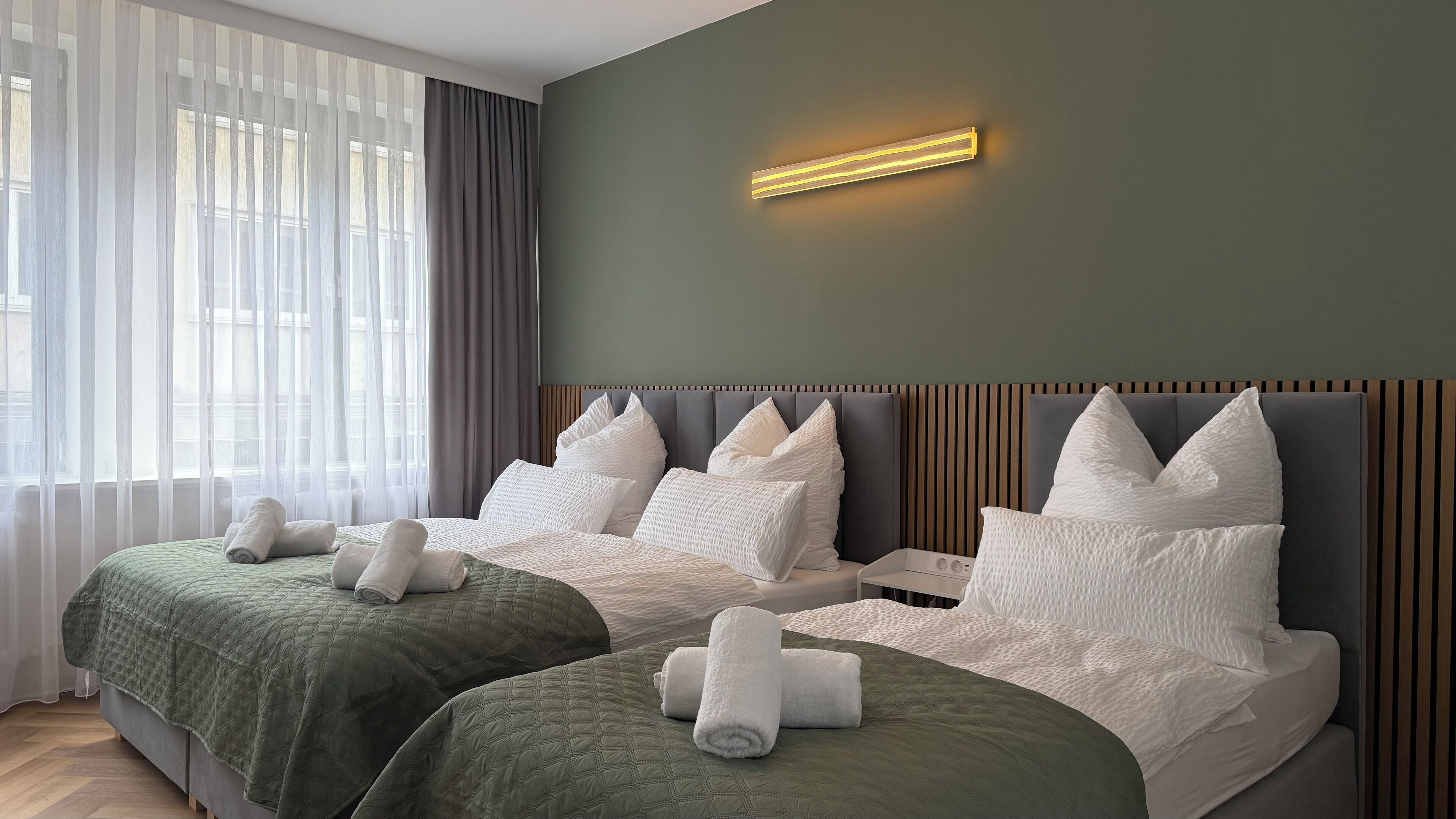 3 soverom, wi-fi og sengetøy