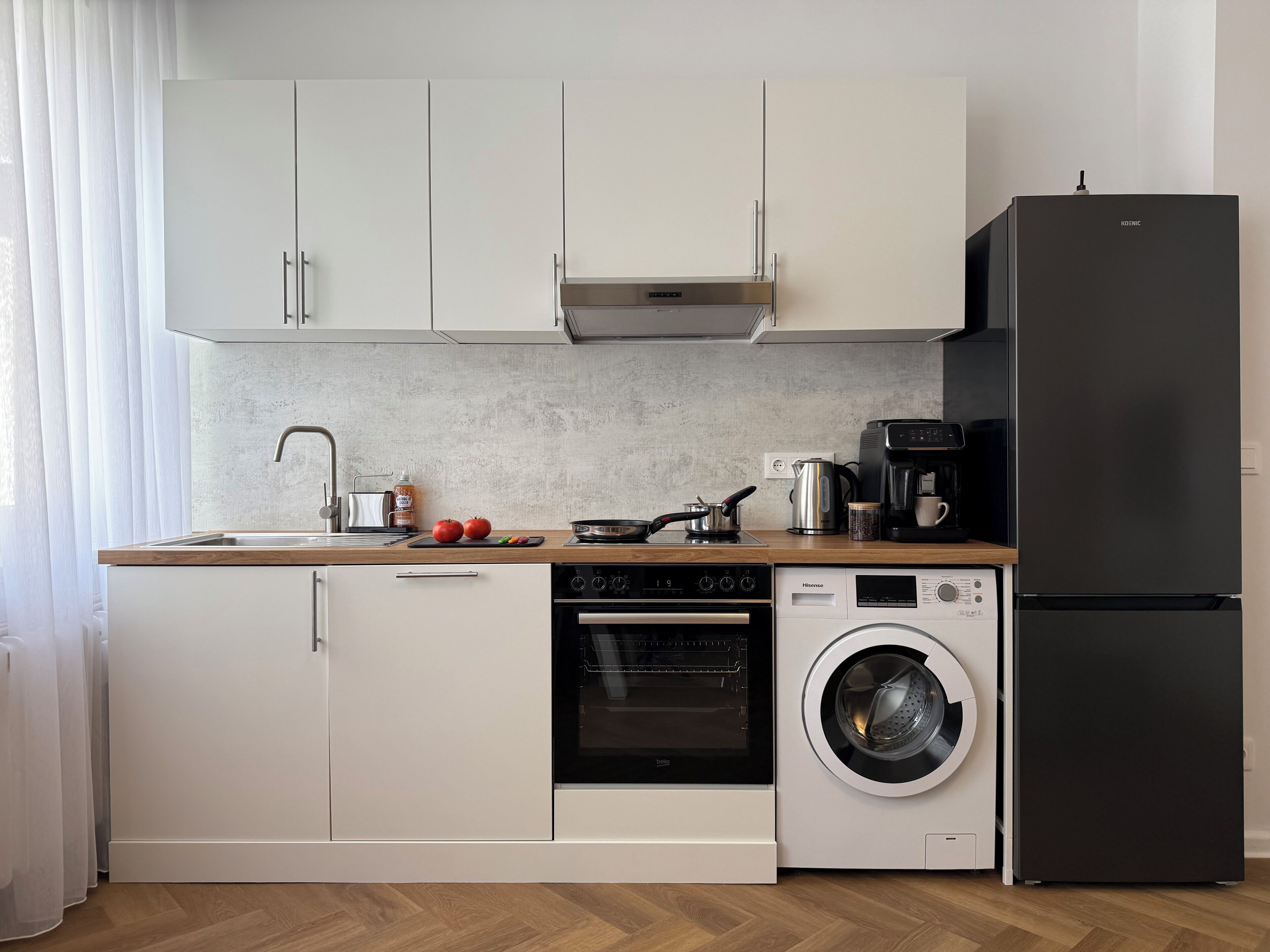 Ofen, Herdplatte, Geschirrspüler