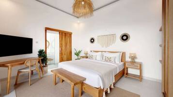 2 soveværelser, skrivebord, strygejern/strygebræt, Wi-Fi