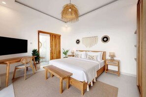 2 dormitorios, escritorio, tabla de planchar con plancha y wifi