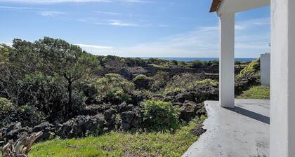 Villa 'Casa Ponta Do Biscoito' with Sea View, Private Garden and Wi-Fi
