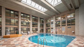 Indoor pool, a heated pool