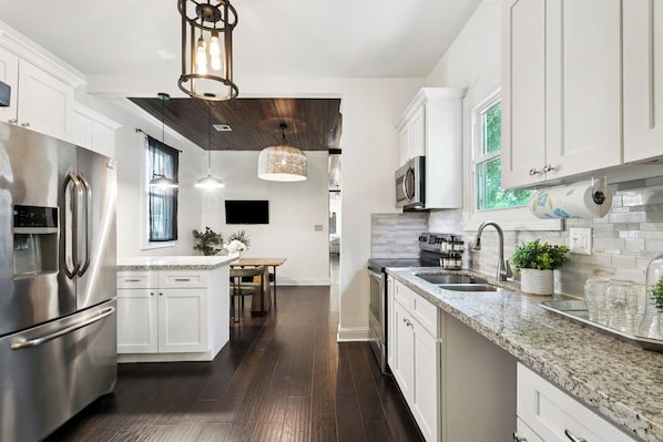 Microwave, oven, stovetop