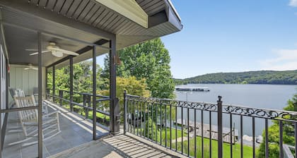 NEW! Lakefront Getaway with Private Dock & Scenic Views