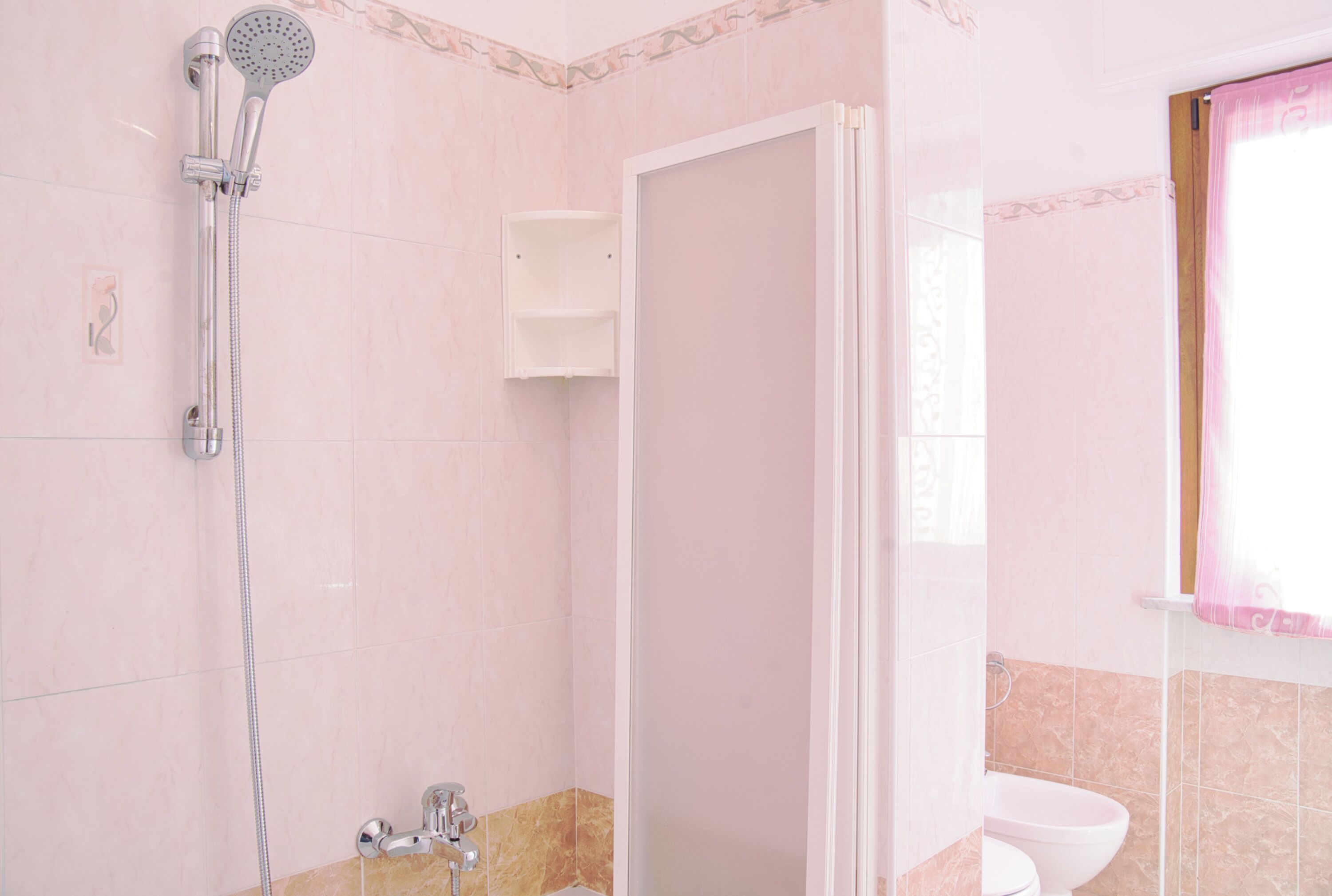 Free toiletries, hair dryer, bidet, towels
