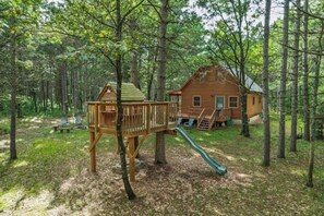 Property grounds - Pet-Friendly Woodland Retreat • Near Lakes & ATV (Hancock)