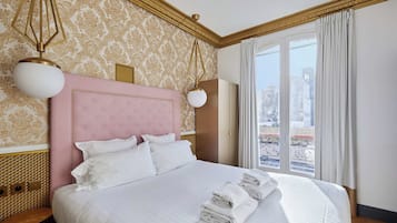 Apartamento | 1 quarto, espaço de trabalho para notebook