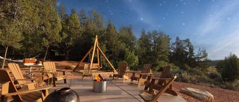 Overnatningsstedets område