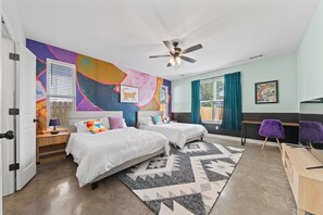 3 chambres, fer et planche à repasser, accès à Internet, literie fournie