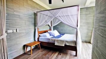 1 bedroom, internet, bed sheets