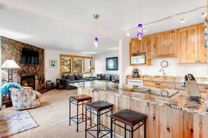 Interior - New! Corner unit in the center of town. Walk to it all! (Breckenridge)