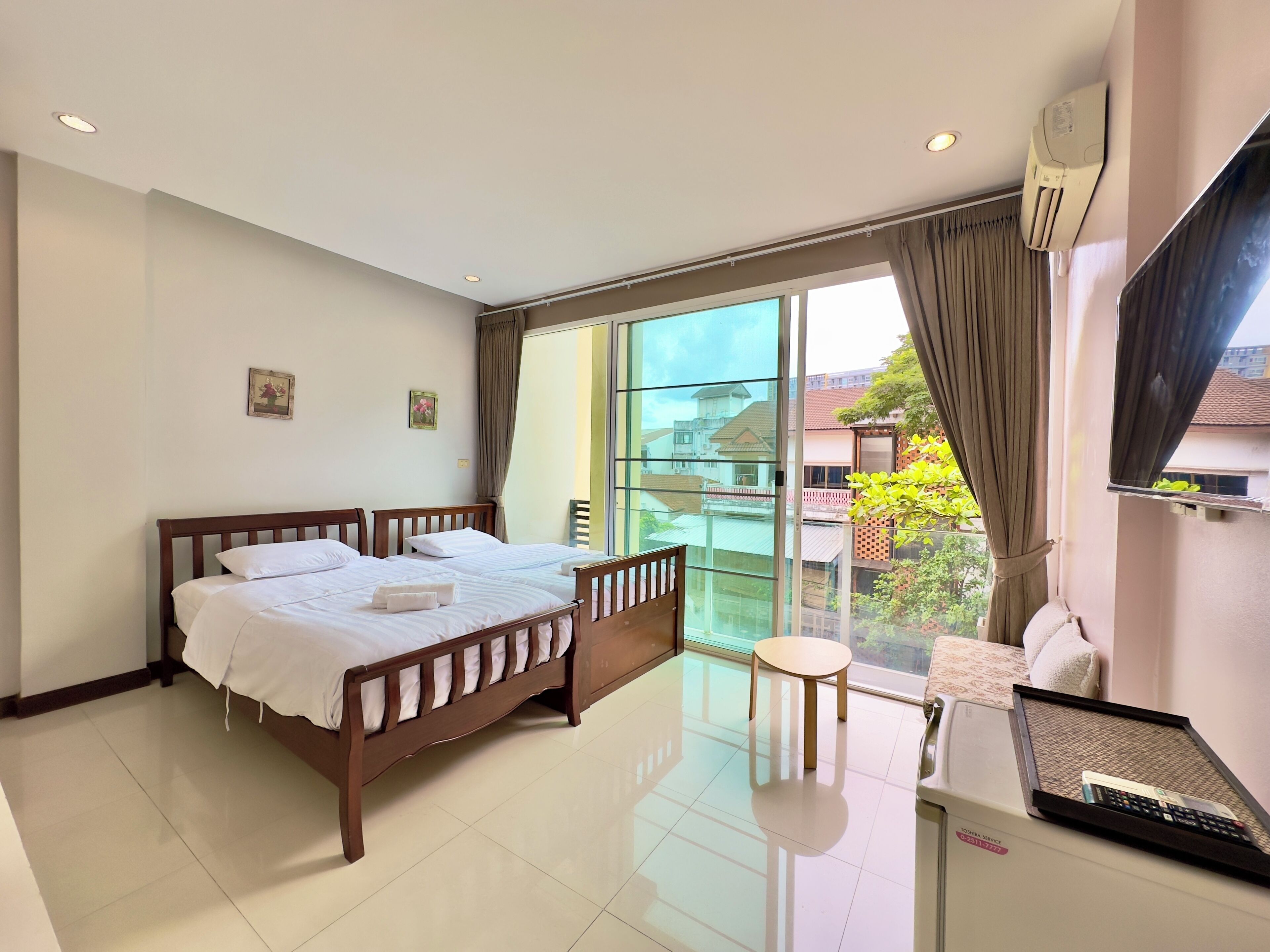 Standard Twin Room, City View | View from room