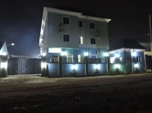 Front of property - evening/night