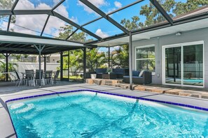 Una piscina climatizada