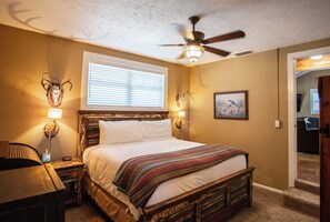 Cabaña, 1 habitación, para no fumadores, cocineta | Decoración personalizada y muebles diferentes 