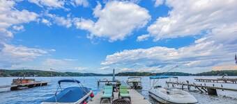 LAKEFRONT - 3-bedroom apartment on Lake Hopatcong - Main Lake Views