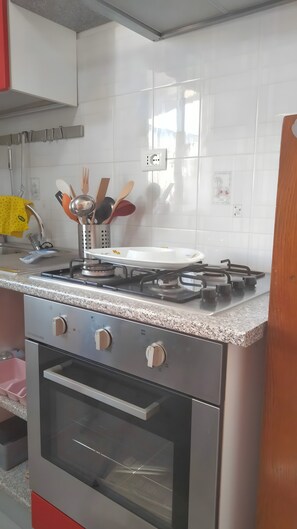 Fridge, microwave, stovetop, coffee/tea maker - Holiday Home 'Terdom' with Private Terrace, Garden, and Air Conditioning (Terracina)