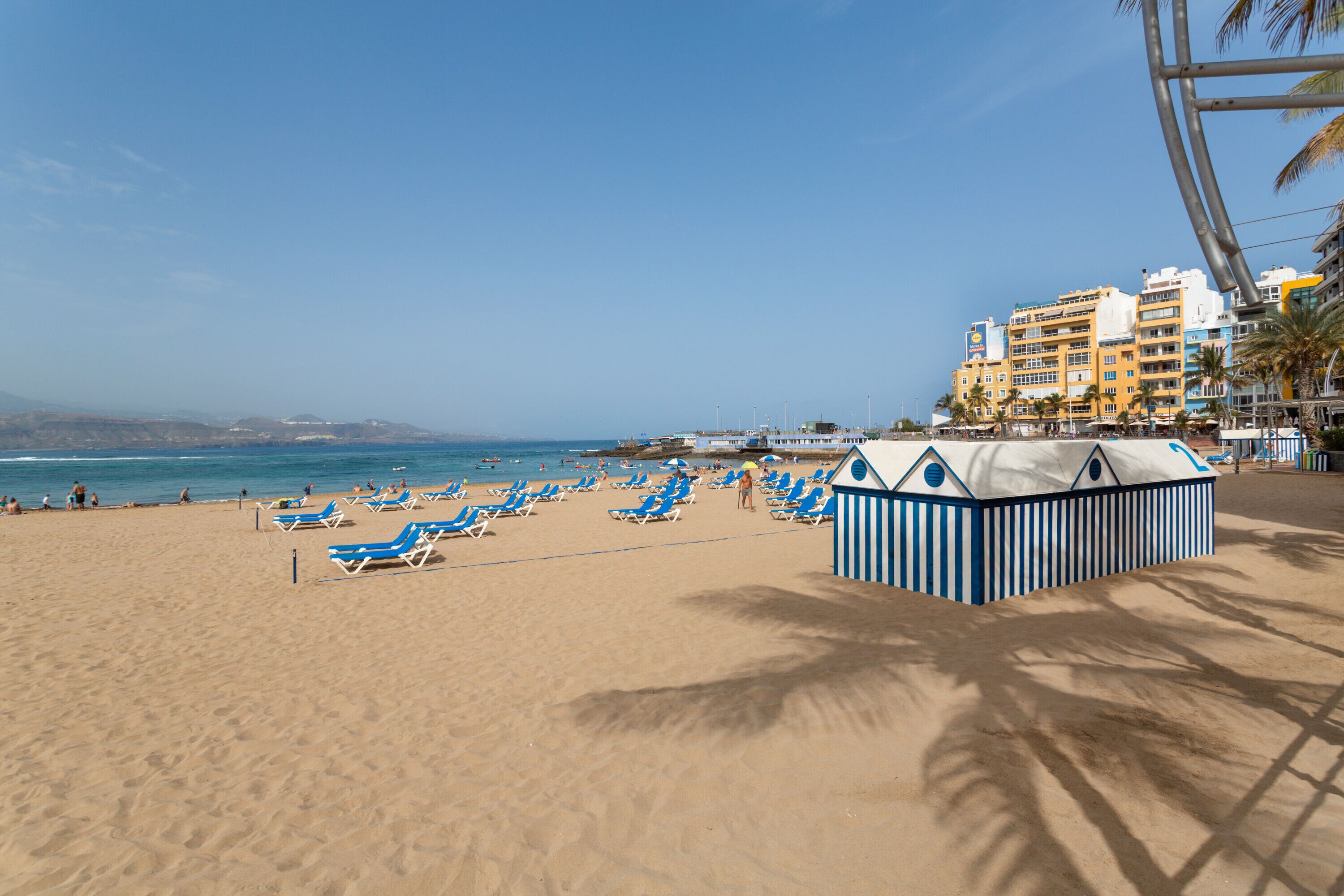 Una spiaggia nelle vicinanze