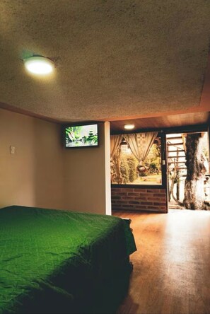 Chambre, patio