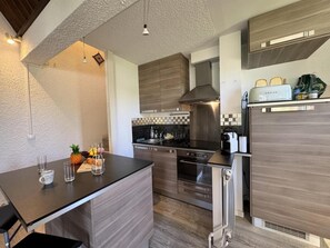 Fridge, oven, dishwasher, coffee/tea maker - 300m from resort center, terrace, tv, ski locker, 40m², Vars (Vars)