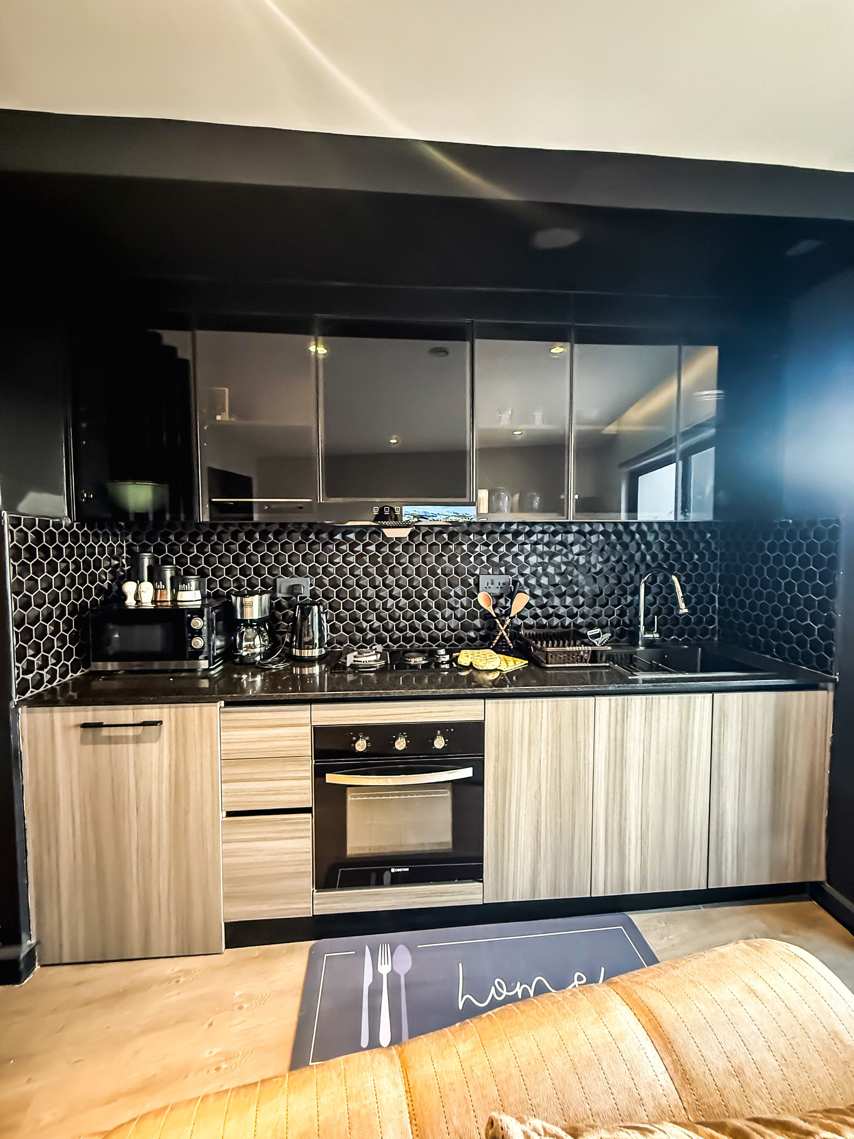 Microondas, horno y parrilla de estufa 