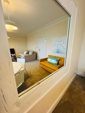 Living area - Modern & Cosy Flat at Clevedon House | Explore Cardiff, Bristol & Wye Valley (Newport)