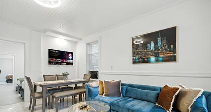 3BR + Parking Privado y WiFi Rápido Cerca MetLife