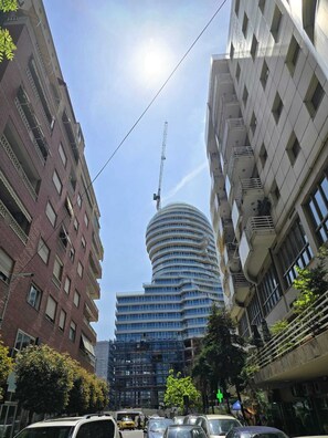 Overnatningsstedets facade