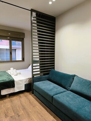Phòng đôi Deluxe | Minibar, bàn ủi/dụng cụ ủi quần áo 