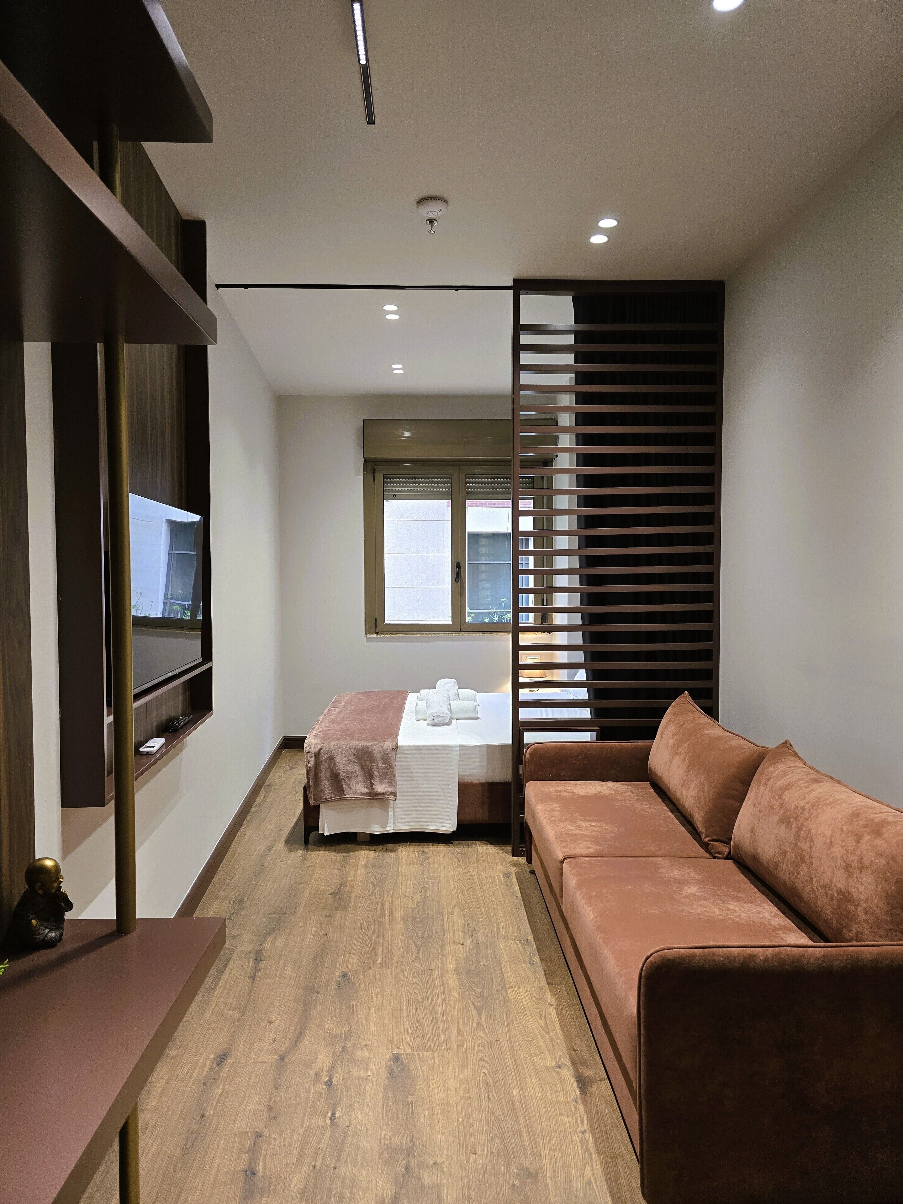 Dobbeltrom – deluxe | Minibar, strykejern/-brett, wi-fi (inkludert) og sengetøy