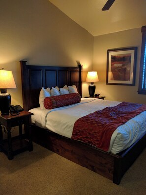 2 bedrooms, in-room safe, iron/ironing board, WiFi