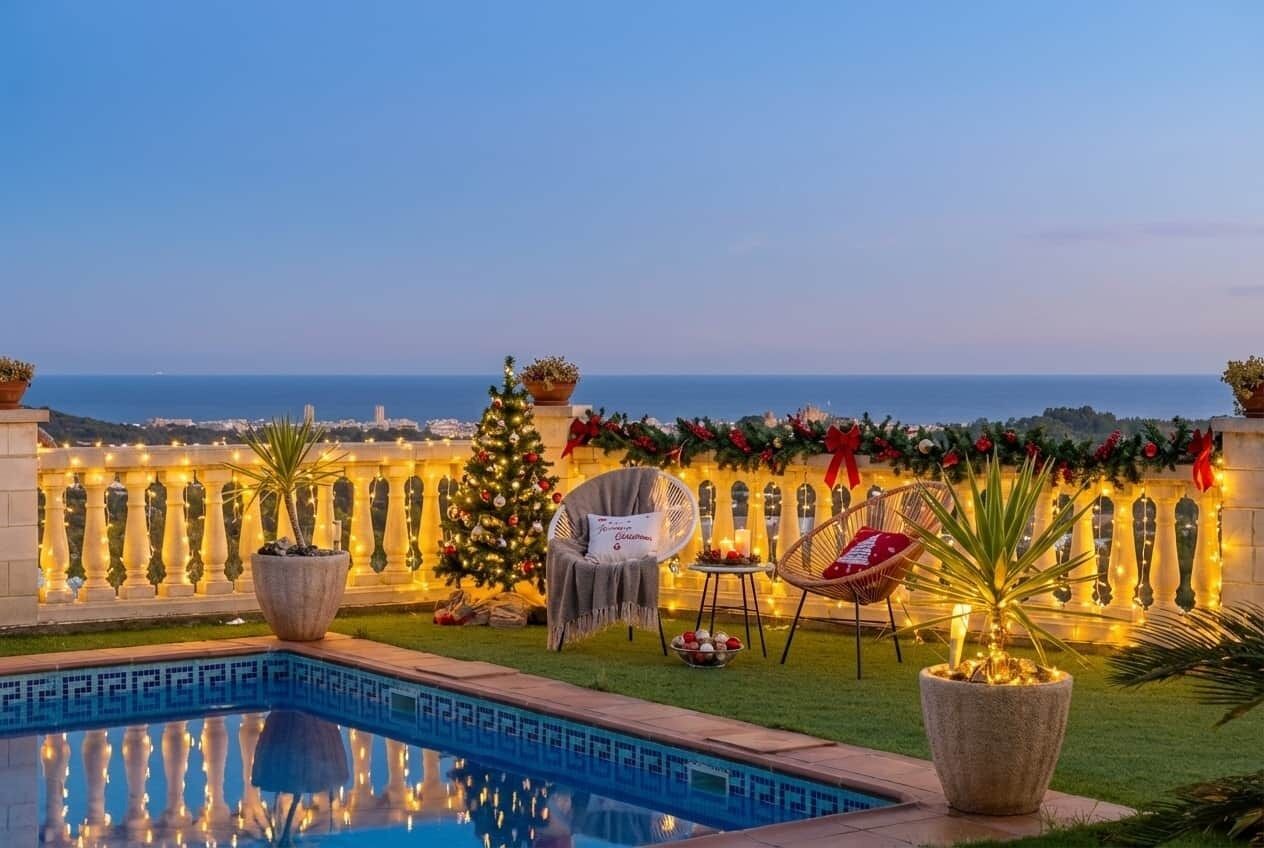 Et oppvarmet basseng