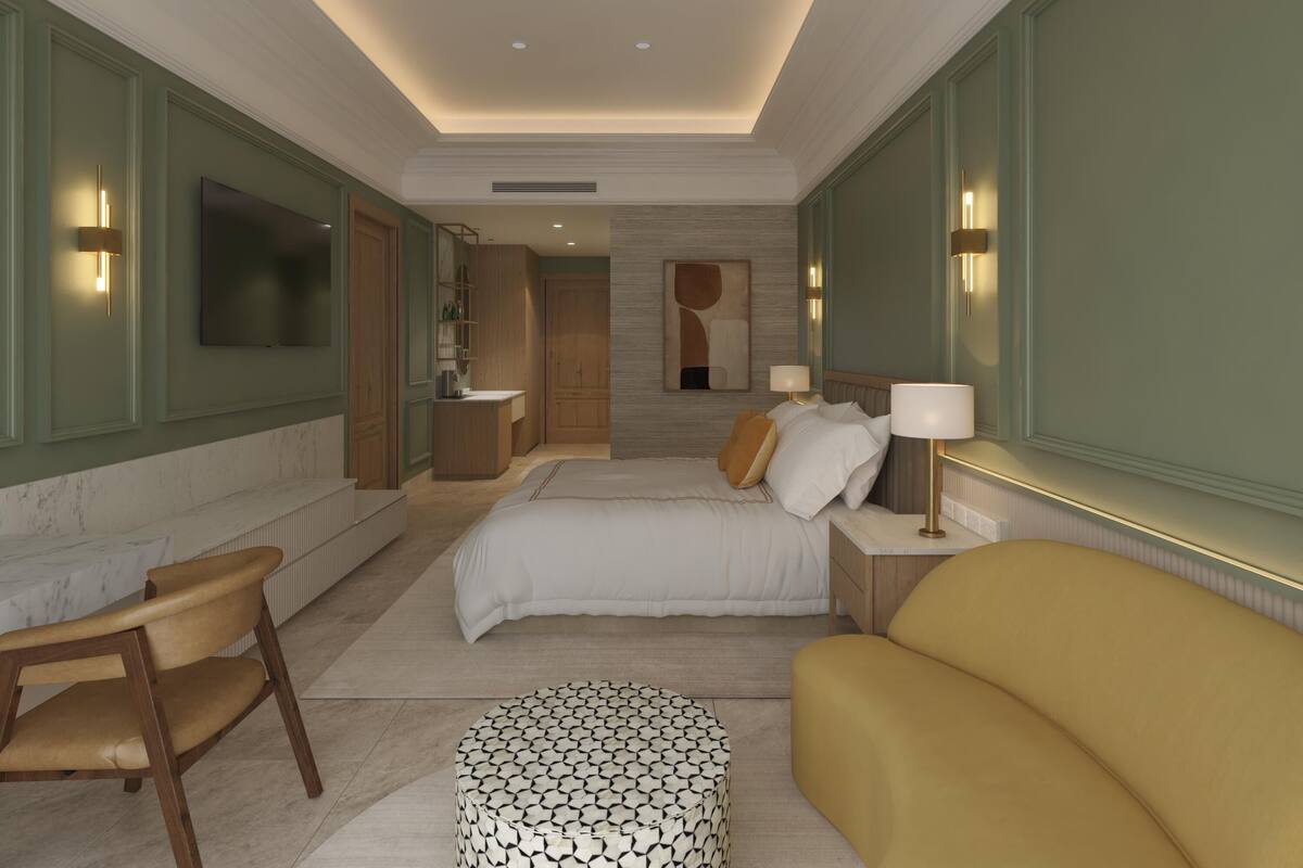 In-room safe, blackout drapes, iron/ironing board, WiFi (free)