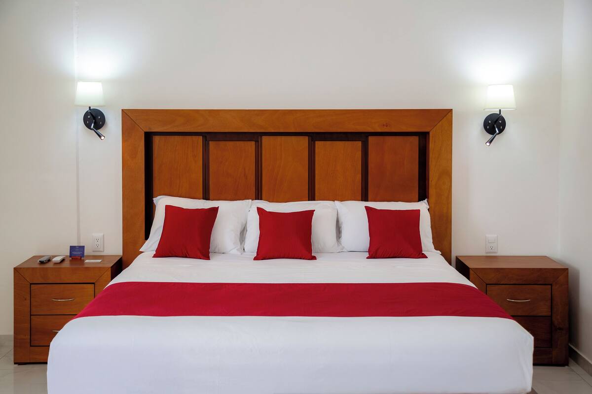 In-room safe, desk, laptop workspace, blackout curtains