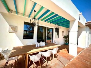 Outdoor dining - Casa Mirage - A Moroccan Escape in the Desert (Bermuda Dunes)