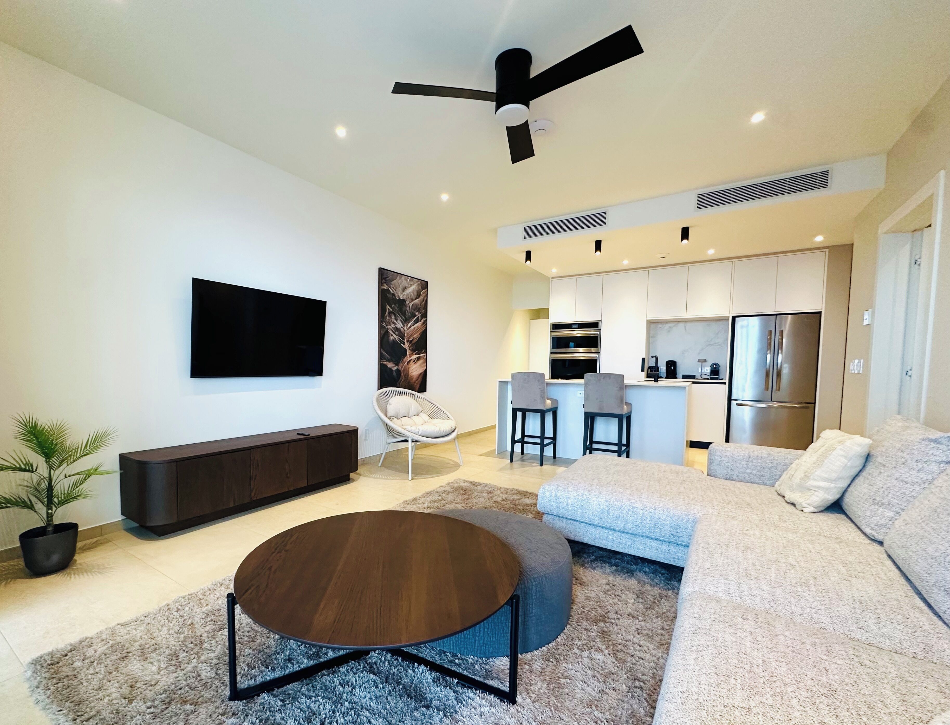 Superior Apartment, Balcony, Ocean View | Bahagian dalam