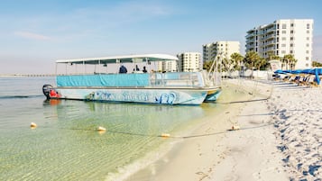 附近的私人海灘、白沙、免費海灘接駁車、太陽傘
