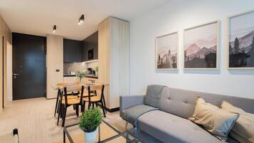 Superior Apartment, Balcony | Living area