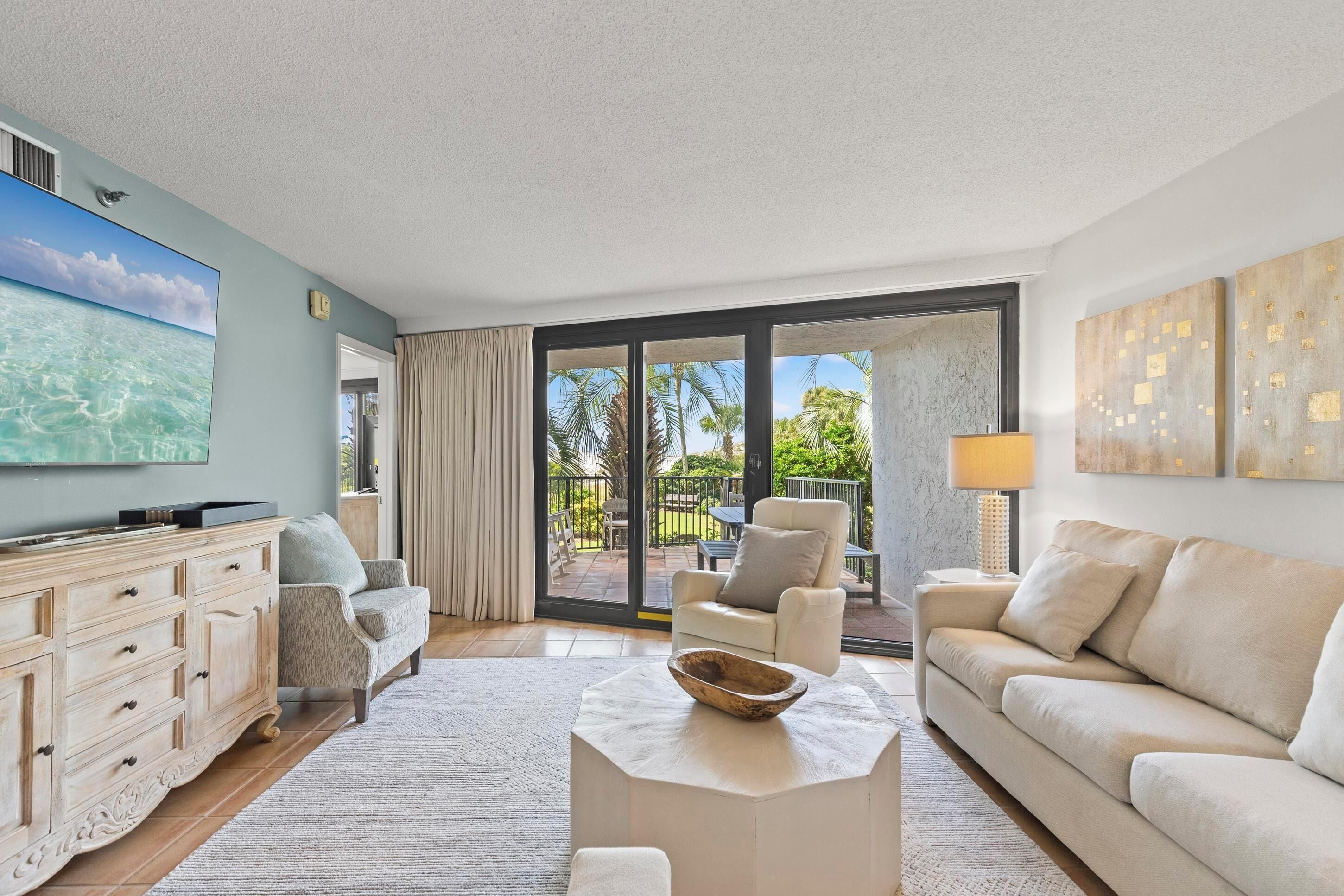 Condo, Partial Ocean View | Living area