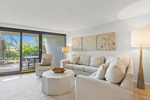 Condo, Partial Ocean View | Living area - Beachside One at Sandestin by PHG (Miramar Beach)