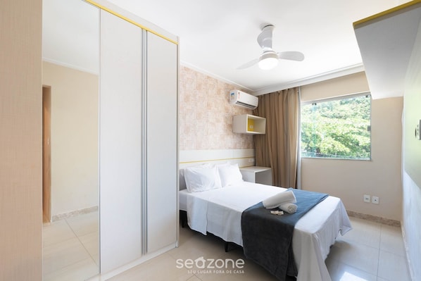 Apartamento básico | 2 quartos, Wi-Fi de cortesia