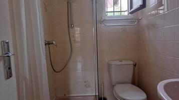 Shower, toilet paper