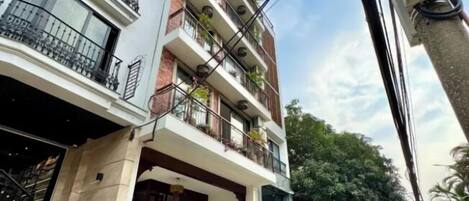 Fassade der Unterkunft