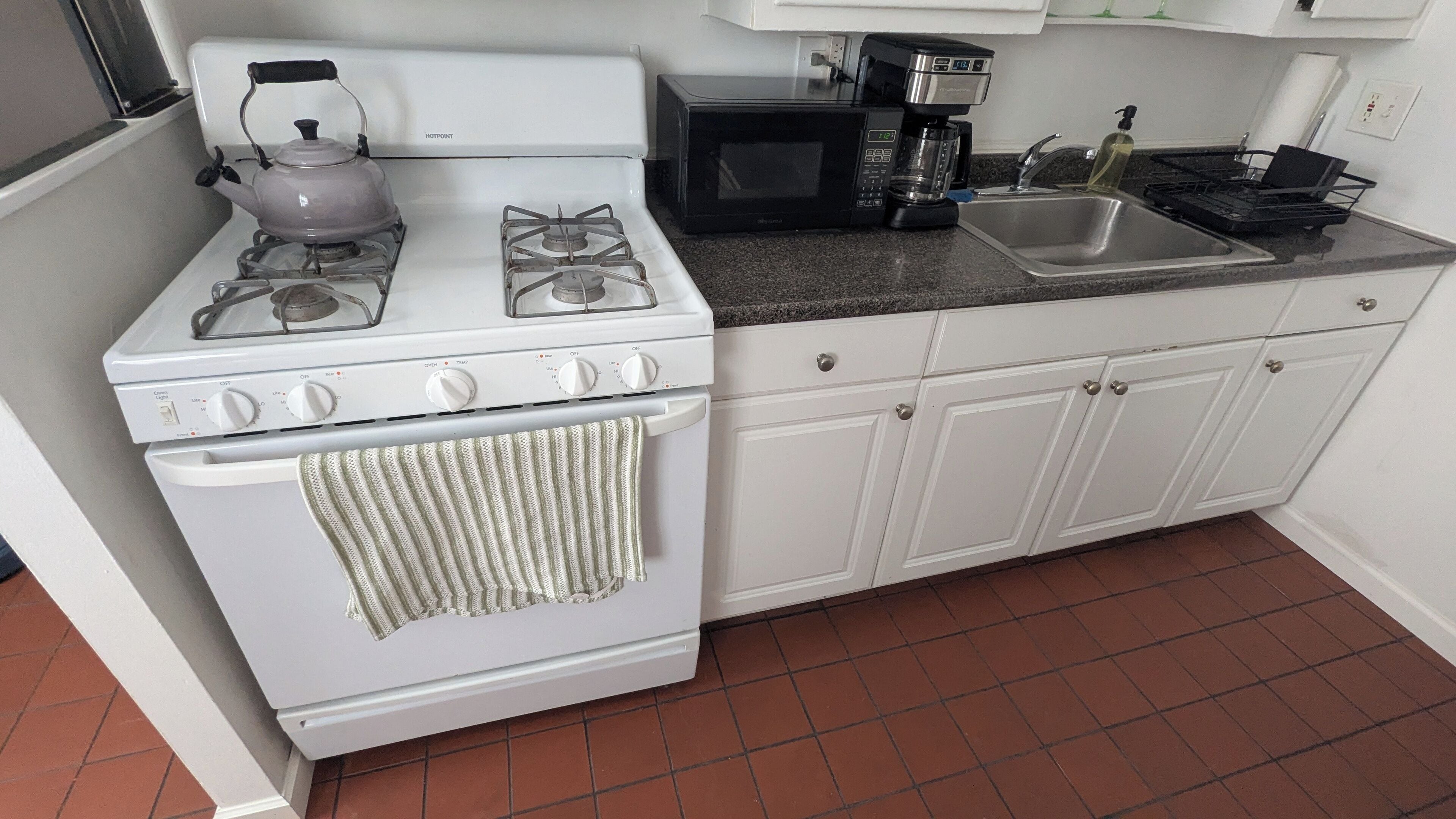 Microwave, oven, stovetop