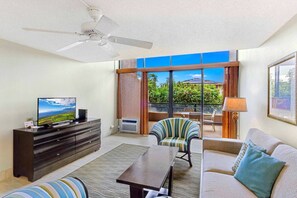 50-inch Smart TV with cable channels