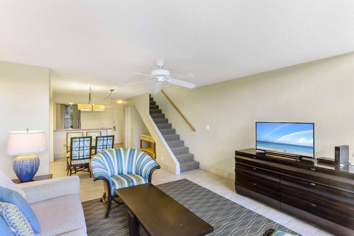 50-inch Smart TV with cable channels