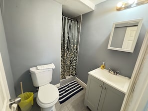 Towels, soap, toilet paper