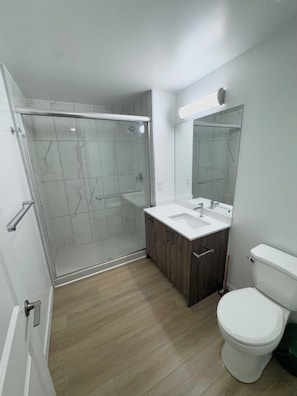 Towels, soap, toilet paper